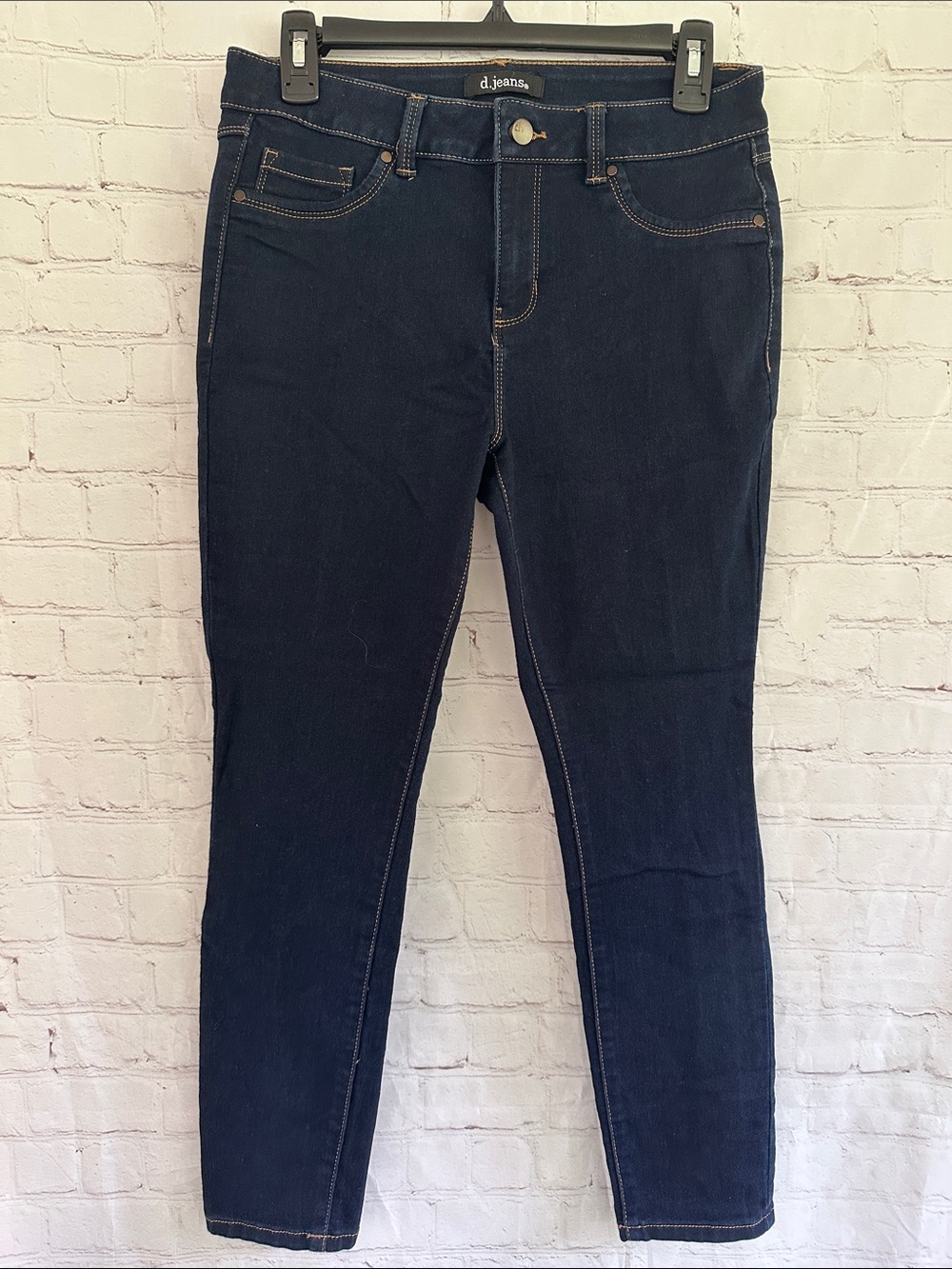 d. jeans Women's Dark Indigo Stretch Skinny Jeans size 8